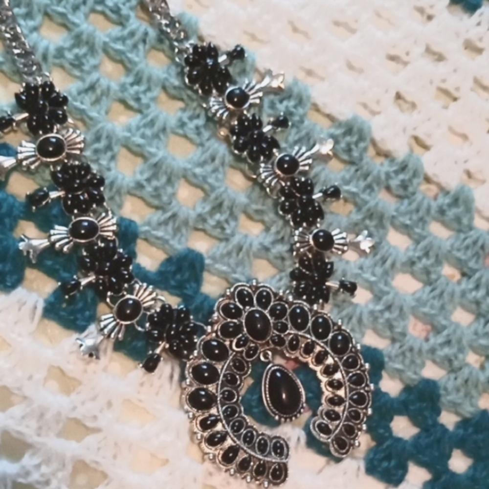 Southwest Black Necklace